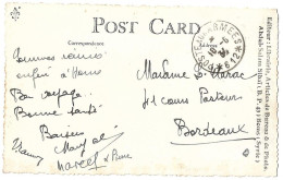 Delcampe - (CP01) - CARTE EN FRANCHISE - CACHET POSTE AUX ARMEES * 612 * - CARTE HOMS SYRIE => FRANCE 1934 - Syrien