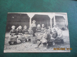 Delcampe - SAINT POL SUR MER CPA 59 LES PETITES EPLUCHEUSES DE POME DE TERRE GROS PLAN  SANATORIUM - Saint Pol Sur Mer