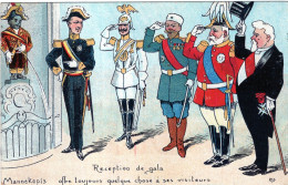 Delcampe - RECEPTION DE GALA . MANNEKEPIS Offre Toujours Quelque Chose à Ses Visiteurs. - Berühmte Personen