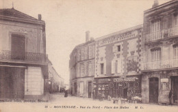 Delcampe - MONTENDRE RUE DU NORD PLACE DES HALLES TBE - Montendre