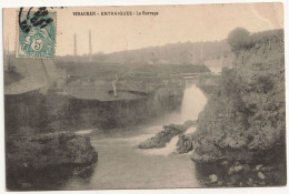 Delcampe - VIDAUBAN - ENTRAIGUES - Le Barrage. Jahr 1907 - Vidauban