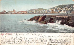 Delcampe - A967 Spain 1906 Las Palmas Panorama Vintage Postcard - La Palma