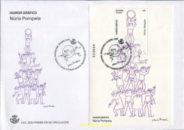 Delcampe - 777301 MNH ESPAÑA 2025 HUMOR GRáFICO. NúRIA POMPEIA - Ungebraucht