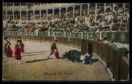 Delcampe - AK Muerte Del Toro, Tod Des Stieres - Corrida