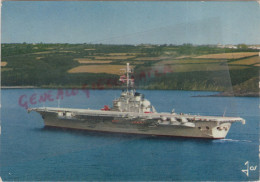 Delcampe - 29- BREST - LE PORTE AVIONS  DANS LE GOULET - Brest