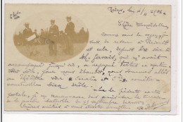 Delcampe - BETHENY : Carte Photo Des Fêtes Franco-russe (Russie - Tzsar) En 1901 - Très Bon état - Bétheny