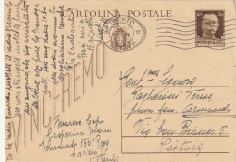 Delcampe - INTERO POSTALE 1943 C.30 VINCEREMO TIMBRO TRENTO (XS114 - Entero Postal