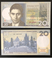 Delcampe - 2019 Matej Gabris 20 Korun Franz Kafka 1883 - 1924 Czechoslovakia UNC SPECIMEN ESSAY Tirage Limité - Fictifs & Spécimens