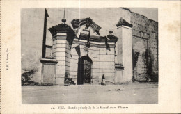 Delcampe - CPA Maroc Fez Entree Principale De La Manufacture D Armes - Fez