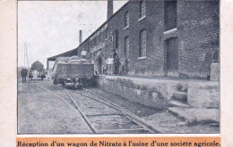 Delcampe - Ecole De Bienfaisance De L'état A SAINT HUBERT - Reception D'un Wagon De Nirate A L'usine D'une Société Agricole - Saint-Hubert
