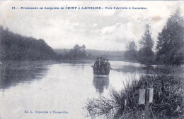 Delcampe - Luxembourg - En Barquette De CHINY A LACUISINE  - Vers L'arrivée A Lacuisine - Chiny