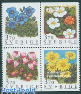 Delcampe - Sweden 1995 Mountain Flowers 4v [+], Mint NH, Nature - Flowers & Plants - Neufs