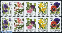 Delcampe - Sweden 1997 Garden Flowers 10v [++++], Mint NH, Nature - Flowers & Plants - Neufs