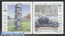 Delcampe - Sweden 2002 Sculptures 2v [:] (sequence May Vary), Mint NH, History - Europa Hang-on Issues - Art - Sculpture - Neufs