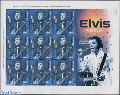 Delcampe - Sweden 2004 Elvis Presley 9v M/s, Mint NH, Performance Art - Elvis Presley - Music - Popular Music - Neufs