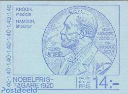 Delcampe - Sweden 1980 Nobel Prize Winners Booklet, Mint NH, Health - History - Health - Nobel Prize Winners - Stamp Booklets - A.. - Ungebraucht