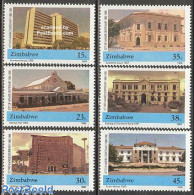 Delcampe - Zimbabwe 1990 Harare 6v, Mint NH, Art - Modern Architecture - Zimbabwe (1980-...)