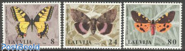 Delcampe - Latvia 1996 Butterflies 3v, Mint NH, Nature - Animals (others & Mixed) - Butterflies - Altri & Non Classificati