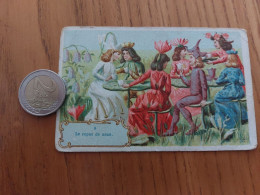 Delcampe - Chromo CHICOREE EMILE BONZEL HAUBOURDIN (59) "MARIAGE DE FLEURS N°9 - Le Repas De Noce" - Autres & Non Classés