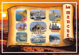 Delcampe - 50 BARNEVILLE-CARTERET Multivue Barfleur Granville La Hague Avranches CAROLLES (scan R/V) N° 11 \ PLL1808 - Barneville