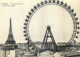 Delcampe - 75 - PARIS - L'AN 1900 - LA GRANDE ROUE - REPRODUCTION - Autres Monuments, édifices