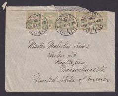 Delcampe - HUNGARY 1902, Cover From Budapest To Mattapan USA - Briefe U. Dokumente