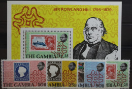 Delcampe - Gambia 390-393, Block 4 Mit 393 Postfrisch #TE099 - Gambia (1965-...)