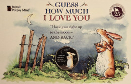 Delcampe - GIBRALTAR - 50 Pence 2021, KM# 1808.1, Guess How Much I Love You (Coloured), On Card (#12441) - Gibraltar