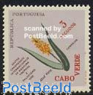Delcampe - Cape Verde 1958 Tropical Medicine 1v, Mint NH, Health - Nature - Health - Flowers & Plants - Cap Vert