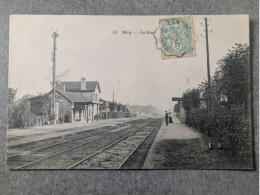 Delcampe - (95 146) CPA Val D'Oise - Méry - La Gare - Mery Sur Oise