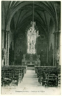Delcampe - 33 - CB52642CPA - LANGON - Interieur De L'eglise - Très Bon état - GIRONDE - Langon