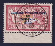 Delcampe - Lot 1039 - N°182 Congrès De Bordeaux 1923 Obl. Bdf TB Centrage - Signé Scheller - Oblitérés