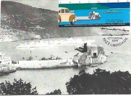 Delcampe - Portugal & CEPT Europa, Baia Do Funchal 1940, Abrigo Para Gibraltinos Em Busca Da Paz E Liberdade, Funchal 1995 (97) - Maximumkarten (MC)