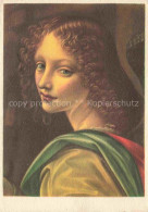 Delcampe - Vinci Da Leonardo Kuenstlerkarte Ange - Other & Unclassified