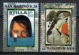 Delcampe - San Marino 2003 Mi 2085-2086 MNH (ZE2 SMR2085-2086) - 2003
