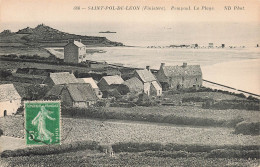 Delcampe - 29 SAINT POL DE LEON PEMPOUL  LA PLAGE - Saint-Pol-de-Léon