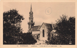 Delcampe - 29 OUESSANT LAMPAUL   L EGLISE ET LE CIMETIERE - Ouessant