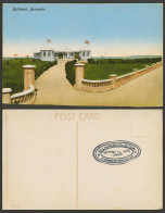Delcampe - Bermuda Old Colour Postcard Bythesea Cafe Building With British And US Flags 75A - Bermuda