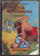 Delcampe - Hachette -  Collection “Jules Verne” Avec Jaquette - "L'île Mystérieuse (tome2)" - 1945 - #Ben&JVerne - Hachette