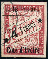 Delcampe - ** N°11 4F Sur 60c Brun S/chamois - TB - Sonstige & Ohne Zuordnung