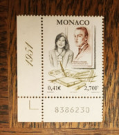 Delcampe - Monaco 2001 (neuf) :  N°2300 (Prince Pierre) Coin De Feuille** - Neufs