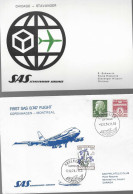 Delcampe - Postzegels > Europa >Denemarken> First SAS B747 Flight St-Dus  5-11-1974 (32961) - Lettres & Documents