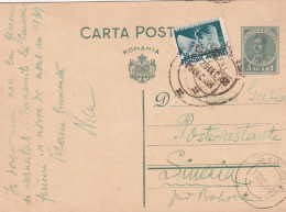 Delcampe - Romania Gherla 1938 To Sinaia Postal Stationery SA70 - Autres & Non Classés