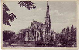 Delcampe - (99). Allemagne. Bade Wurtemberg. Stuttgart. Johanneskirche (2) & Neues Schloss La Nuit - Stuttgart