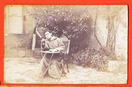 Delcampe - 11093  Carte-Photo CASTRES 81-Tarn  Séminariste 14-10-1914 à Abbé Achille COMBES Soldat Brancardier 16e Is-sur-Tille - Castres