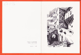 Delcampe - 11271 /  Double-Carte CORDES 81-Tarn (•◡•) Les Rampes Entrée Rue Obscure ◉ Création Imagier DELCAUSSE 1980s APOSJ Albi - Cordes