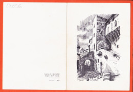 Delcampe - 11104 /  Double-Carte CORDES 81-Tarn (•◡•) Les Rampes Entrée Rue Obscure ◉ Création Imagier DELCAUSSE 1980s APOSJ Albi - Cordes