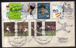 Delcampe - Argentina - 2022 - Letter - Soccer - Futbol - Special Postmarks - Modern Stamps - Briefe U. Dokumente