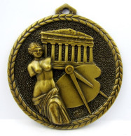 Delcampe - Bronze Medal Art Painting Competition Castellon-Teruel 1979  Médaille,Medaglia - Altri & Non Classificati