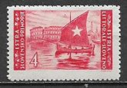 Delcampe - ITALIA OCCUPAZIONE JUGOSLAVIA DI ISTRIA E LITORALE SLOVENO 1946 SOGGETTI VARI SASS. 56 MNH  XF - Jugoslawische Bes.: Istrien